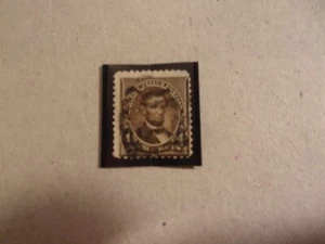 USA Used, 1890-93 Issue, 4 Cent Lincoln, Dark Brown, Perf12 - Picture 1 of 1