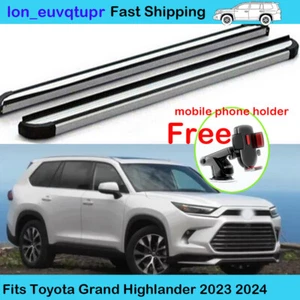 Tabla de correr escalón lateral apto para Toyota Grand Highlander 2024 2023 pedal barra Nerf - Imagen 1 de 12