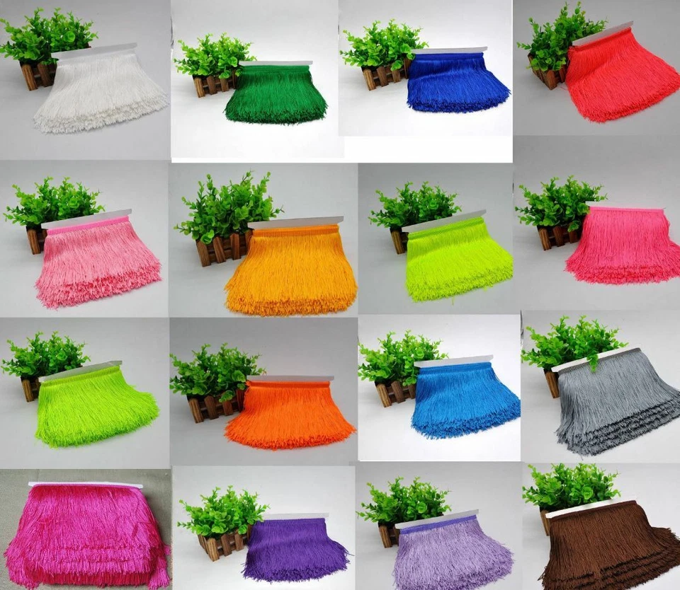 50 cm Fransen Fransenband Fransenborte frings Troddeln Polyester - Bild 1 von 1