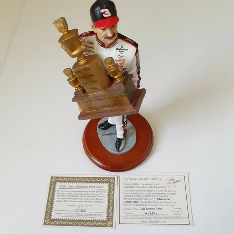 Dale Earnhardt Hold Helmet Limited Edition #4/506 Character Collectibles 2001 Cover