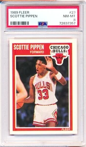 1989 Fleer Scottie Pippen #23 PSA 8 HOF - Picture 1 of 2