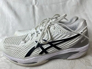 Zapatillas deportivas Asics Solution Speed FF 2 blancas negras para hombre 1041A182 talla 7 - Imagen 1 de 11