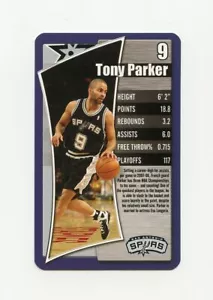 #TN05505 TONY PARKER Winning Moves 2008 Basketball Karte - Bild 1 von 1
