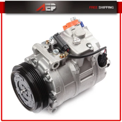 Compresor de aire acondicionado para 03-10 BMW 750Li 745Li 650i 745i 550i 545i 760Li Foto 1 de 4