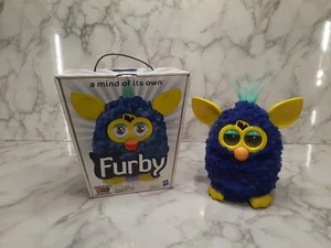 Hasbro FURBY Purple & Yellow Ears 2012 Used With Original Box  - Picture 1 of 13