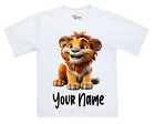 Lion nice ,animal Shirt Kids, Cute lion
