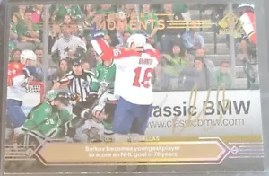 2014-15 SP Autentici MOMENTI DI TUTTI I TEMPI Autografi #164 Aleksander Barkov AUTO - Foto 1 di 3