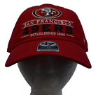San Francisco 49ers '47 Brand Scarlet Red Vernon Clean Up Adjustable Hat