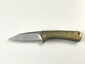 Zero Tolerance ZT 0808GLD Folding Knife S35VN Gold Anodized Titanium Handle USA - Picture 1 of 20