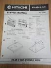 Hitachi Service Manual~KH-434H KH-434HC Portable Radio~Original Repair Manual