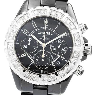 CHANEL J12 H1178 diamond bezel black ceramic black Dial Automatic Men's_908457 - Image 1 of 4