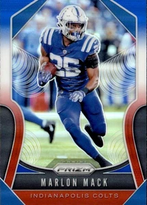 Pannii Prizm 2019 rojo blanco azul #146 Marlon Mack Indianapolis Colts - Imagen 1 de 2