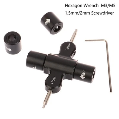 M3 M5 Ratchet Wrench Screw Nut 1.5 2.0MM Hexagon Screwdriver For FPV Drone - Image 1 of 4