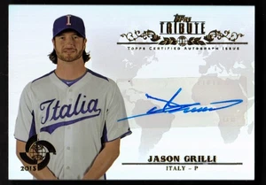 2013 Topps Tribute WBC Autographs #JG Jason Grilli AUTO Autograph PIRATES - Picture 1 of 2