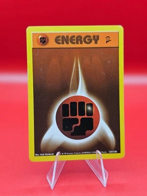 2000 Pokemon Base Set 2 Fighting Type Energy Card 125/130 MP - Image 1 of 2