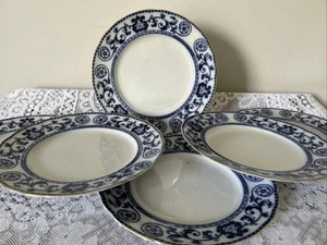 6 Rare Antique Till & Sons Nile Design Dinner Plates - 1880s Art Nouveau - Picture 1 of 10