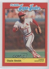 1989 Fleer Baseball's League Leaders Box Set Ozzie Smith #35 HOF