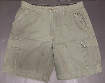 Boy Scouts of America Olive Green Cargo Shorts Canvas Uniform Men’s 38 *Great* - Image 1 of 4