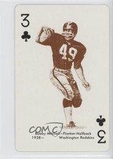 1963 Stancraft Playing Cards Red Back Bobby Mitchell #3C HOF