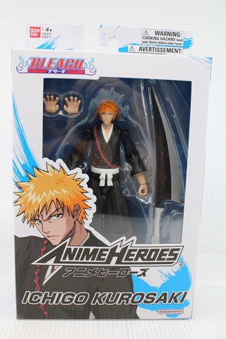 W38 Bandai Anime Heroes Action Figure Ichigo Kurosaki Bleach Cover