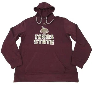New Texas State Bobcats Mens Sizes S-L Adidas Light Hoodie - Picture 1 of 6