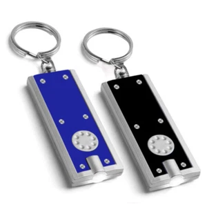 2PCS Ultra Bright Mini LED Keychain Flashlight Compact Pocket Light Night Torch - Picture 1 of 19