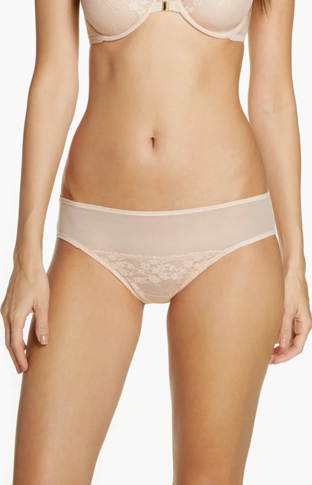 Natori Women's Pink Lace Briefs Underwear Panties Size S