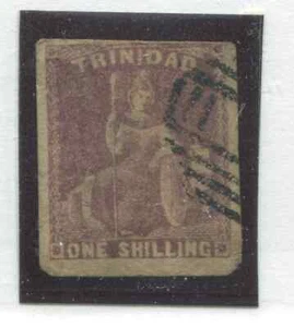 Trinidad 1864 1/ imperf used - Picture 1 of 1