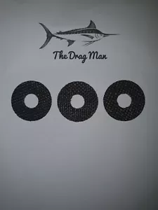 CARBONTEX DRAG WASHERS 2008 DAIWA EXIST HYPER CUSTOM 2508, 2506 50TH EDITION - Bild 1 von 1