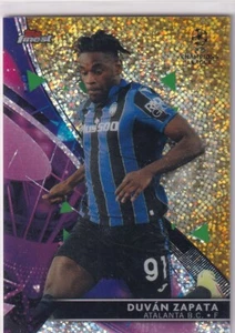 Topps Finest CL 2022 No. 39 Duvan Zapata Gold 48/50 - Bild 1 von 2