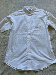 Camisa Dockers Chicos Husky Manga Larga Abotonada Beige Talla 20H - Imagen 1 de 10