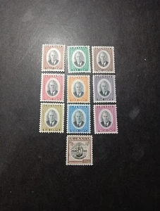 Stamps Of Grenada Scott #151-160. - Picture 1 of 2