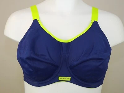 Elomi 8041# Energise High Impact Unlined Underwire Sport Bra US Size 34 K - Image 1 of 4