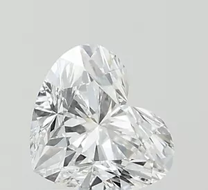 1 CT Heart Lab Grown Diamond Ring | IGI Certified Gift for Wife - Picture 1 of 2