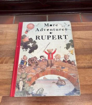 RUPERT MORE ADVENTURES OF RUPERT BOARD COVERS NUMBERED EDITION 1986 - Image 1 of 4
