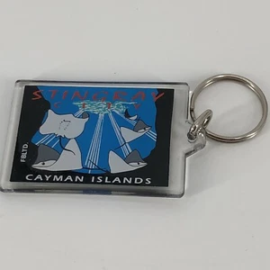 Portachiavi portachiavi acrilico souvenir città di Stingray Isole Cayman - Foto 1 di 2