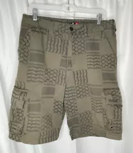 Pantaloncini QUIKSILVER Mountain & Wave verdi resistenti tasche cargo da uomo taglia 33 - Foto 1 di 9