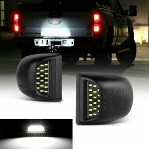 LED License Plate Tag Light Lamp For Chevy For Silverado 1500 2500 3500 1999+ - Picture 1 of 12
