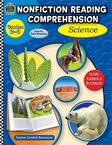 NONFICTION READING COMPREHENSION: SCIENCE, GRADES 2-3: By Teacher Created NEW - Image 1 of 1