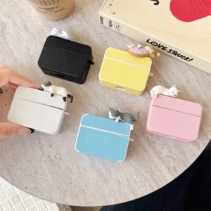 Luxury Leather Protective Design Cover For AirPods 4/3/2 GEN PRO 2 Earphone Case - Picture 1 of 14