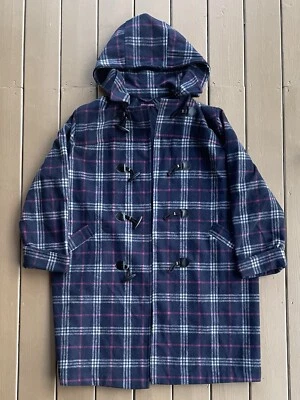 Jessica London Wool Toggle Duffel Trench Coat w/ Hood, Plus Size 20T (1XL) - Image 1 of 4