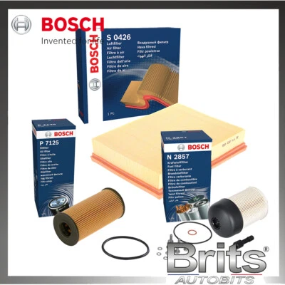 KIT DE SERVICIO PARA NISSAN NP300 NAVARA 2.3 - FILTROS DE COMBUSTIBLE DE ACEITE DE AIRE GEUNINE BOSCH Foto 1 de 4