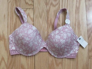 Lucky Brand Damen gepolsterter Vollfigur BH mit Komfortträgern rosa 42C - Bild 1 von 4