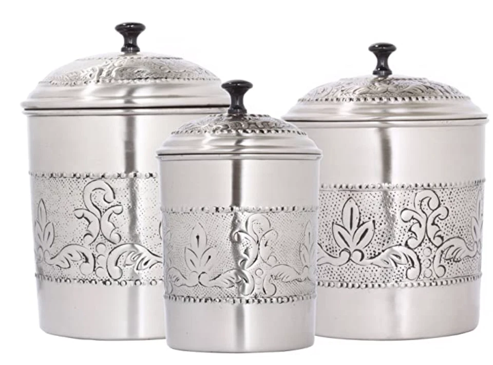 Old Dutch Antique Canister Set - Image 1 of 1