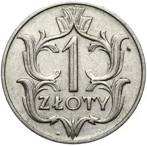 Poland-II RP-Polska coin-1 zloty złoty 1929-Warsaw-conservation! - Picture 1 of 2