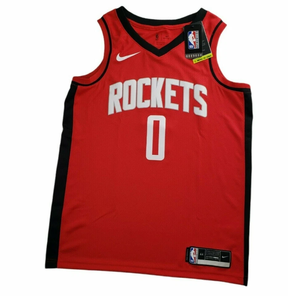 Nike Houston Rockets Russell Westbrook Swingman Jersey Mens M 44 Icon
