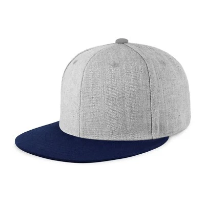 CHOK.LIDS Visera Plana Bill Clásica Snapback Sombrero Ala Ajustable en Blanco Parte Superior Alta Foto 1 de 4