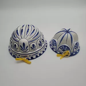 2 Vintage Bassano Italian Ceramic Hanging Molds - Picture 1 of 14