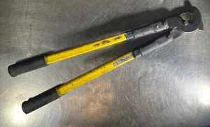 HK Porter 0290FCS Copper / Aluminum Cutter Cable Shear 1-3/8'' Capacity Used - Picture 1 of 12
