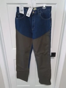 MEN'S CABELA'S ROUGHNECK BRUSH GUARD BLUE JEANS. SIZE 32 X 34. NEW! - Picture 1 of 4